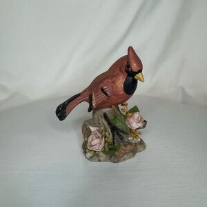 Vintage Porcelain Elegant Cardinal Figurine Made in China
